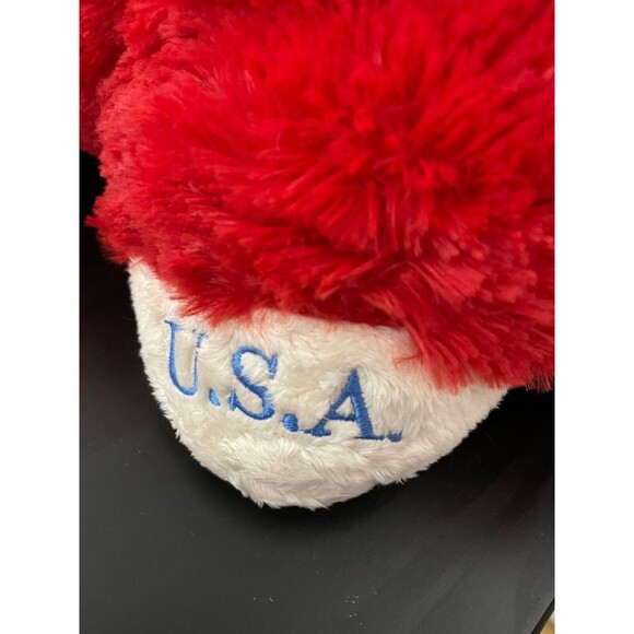 RETIRED HTF Patriotic USA Bear My Pillow Pet Stuffed Animal Plush - Picture 4 of 7
